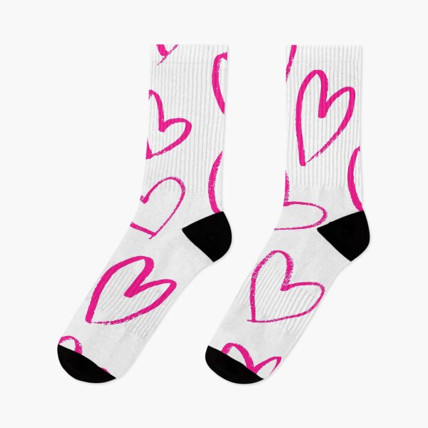 Item preview, cute hearts pattern, pastel hearts pattern, hearts pattern, bright colored hearts pattern, fuchsia hearts pattern designed and sold by angelescar.