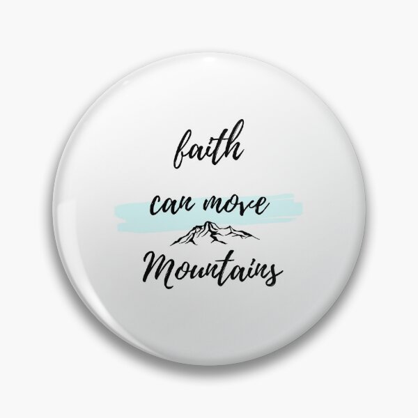 Item preview, Christian quote bible verse Faith can move mountains designed and sold by pureheartvision.