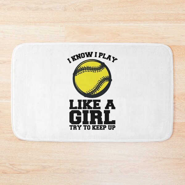 Item preview, I Know I Play Like A Girl Try To Keep Up - Softball designed and sold by kindxinn.