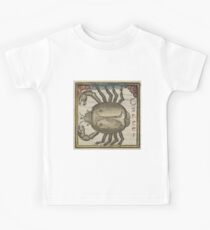 Cancer 16th Century Woodcut Kids Tee