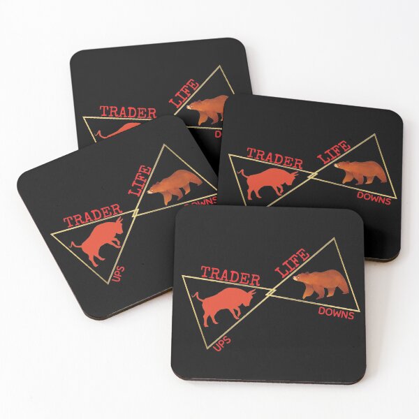 Item preview, TRADER LIFE UPS DOWNS WITH BULL BEAR designed and sold by Awesome &  Affordable.