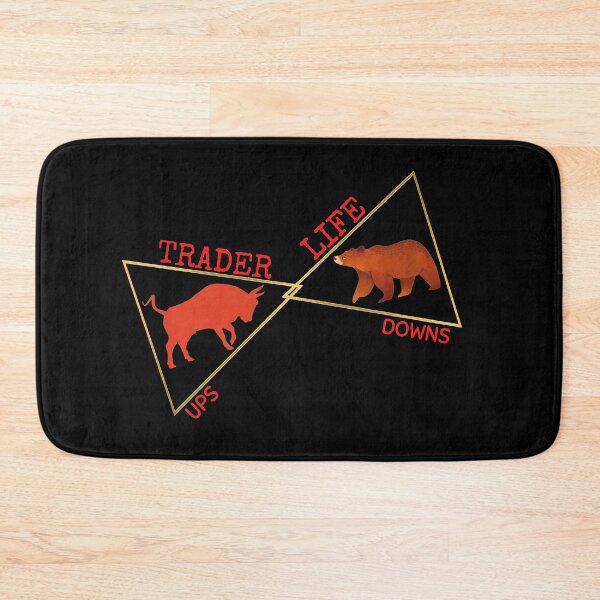 Item preview, TRADER LIFE UPS DOWNS WITH BULL BEAR designed and sold by Awesome &  Affordable.