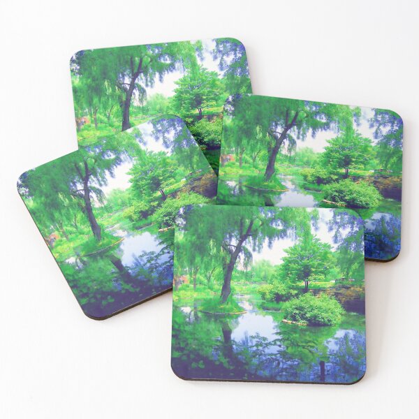 Item preview, Chicago Park Waterscape in Watercolors designed and sold by allthingsnatura.