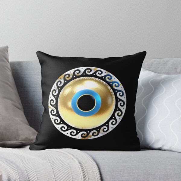 Item preview, Mati Evil Eye Black and White Gold Marble  designed and sold by Yiorgos Designs.
