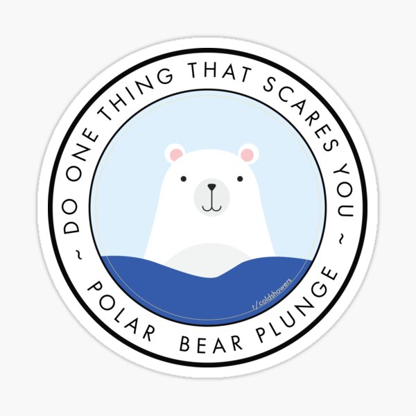  Polar Plunge Ice Jump Funny Polar Bear Winter Swimming