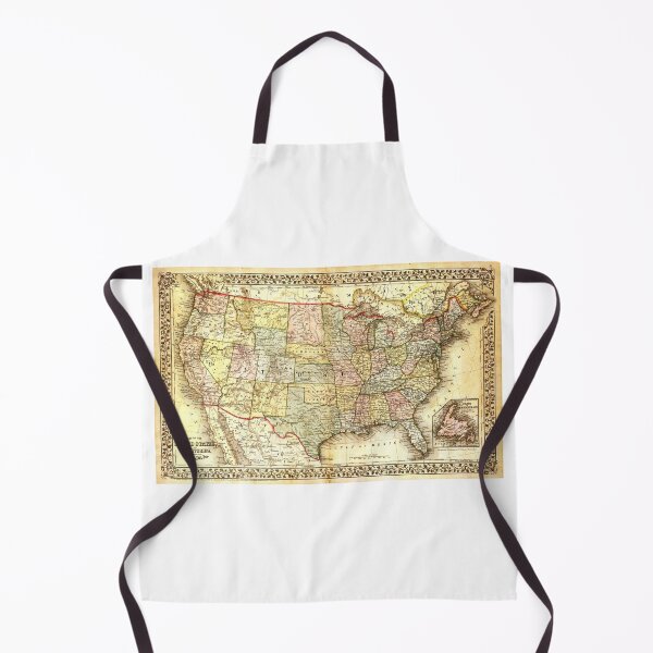 Item preview, Old fashioned USA map designed and sold by Dator.