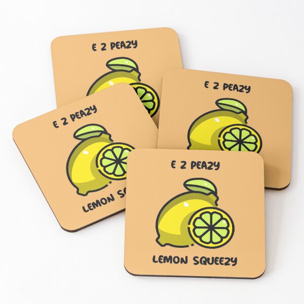Item preview, EZ PEAZY LEMON SQUEEZY designed and sold by Graykat.