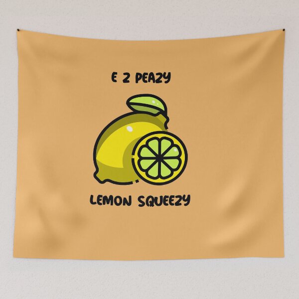 Item preview, EZ PEAZY LEMON SQUEEZY designed and sold by Graykat.