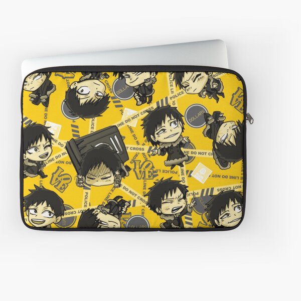 Aperçu de l'œuvre Durarara!! Izaya Orihara chibi throw blanket yellow créée et vendue par angsty-angst.