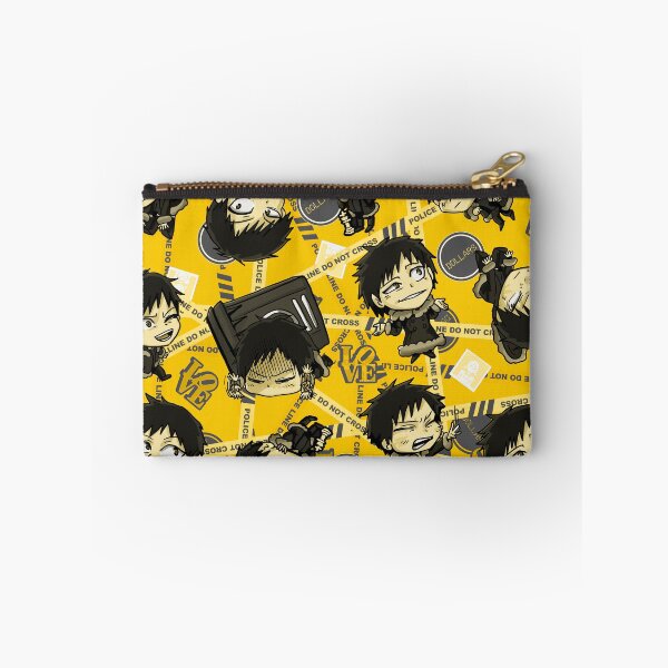Item preview, Durarara!! Izaya Orihara chibi throw blanket yellow designed and sold by angsty-angst.