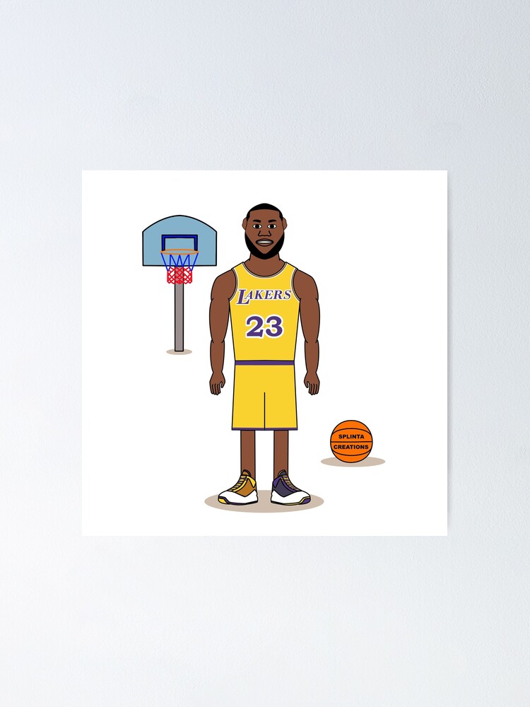 Lebron james lakers on sale posters