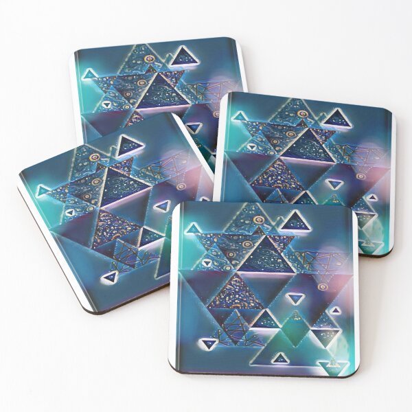 Item preview, Geometric Triangles With Colorful Seamless Pattern designed and sold by J-mina.