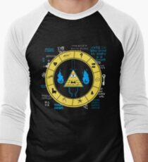 Gravity Falls - Bill Cipher Zodiac Men's Baseball ¾ T-Shirt