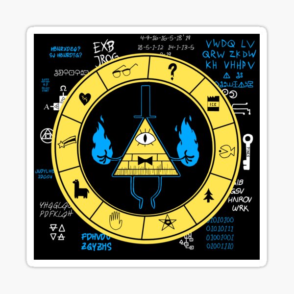 Artikel-Vorschau von Gravity Falls - Bill Cipher Zodiac, designt und verkauft von Nabil Samandari.