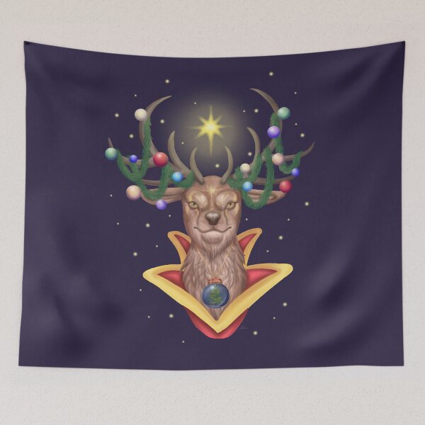 Artikelvorschau, Weihnachtsgeist entworfen und verkauft von ArtDreamBunny.