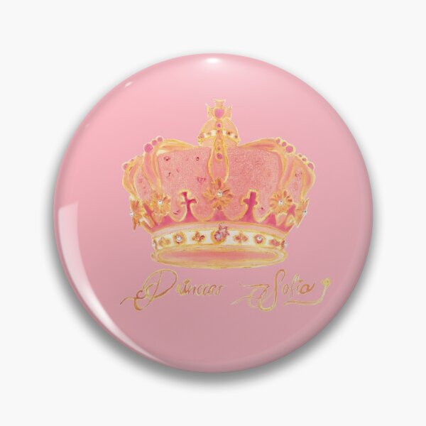 Item preview, Pink Crown Princess Sofia Oil Painting designed and sold by concettaellis.