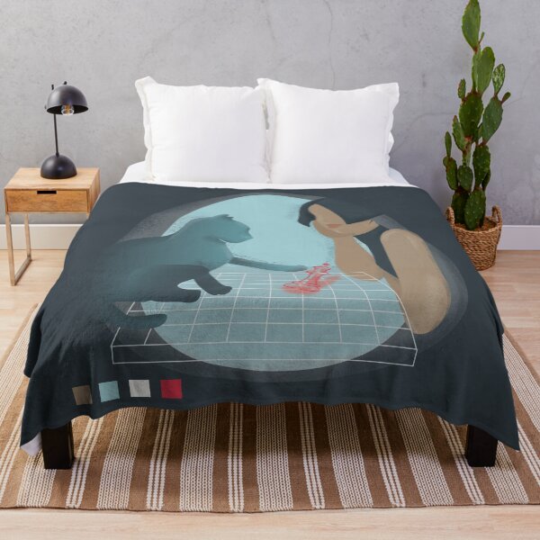 Item preview, Check mate | Cat lover illustration  designed and sold by Dziepdesigns.