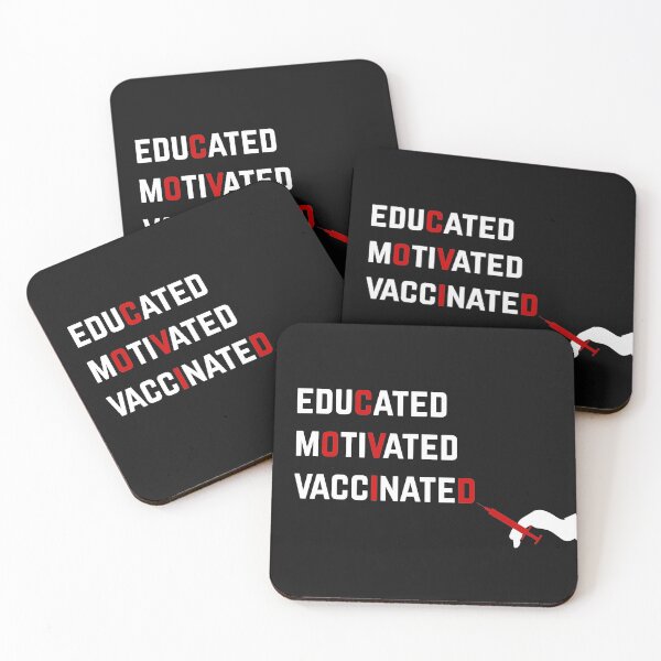 Item preview, I got my vaccine educated motivated vaccinated designed and sold by GraphicBit.