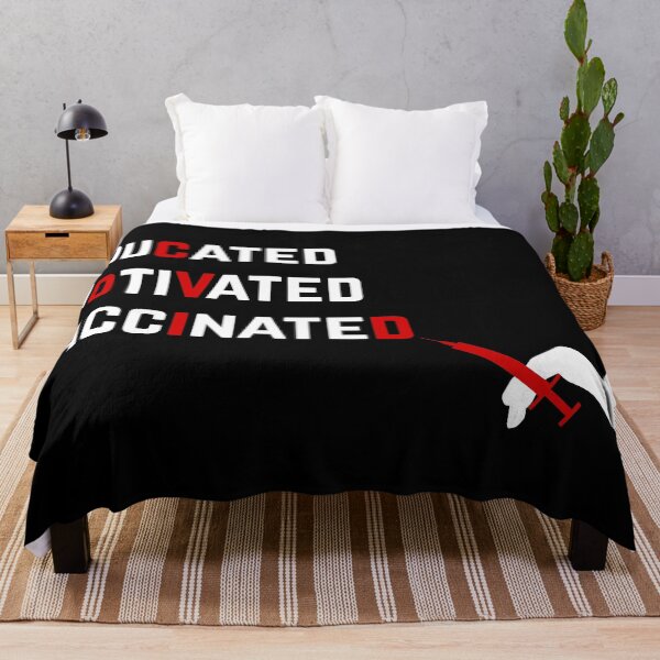Item preview, I got my vaccine educated motivated vaccinated designed and sold by GraphicBit.