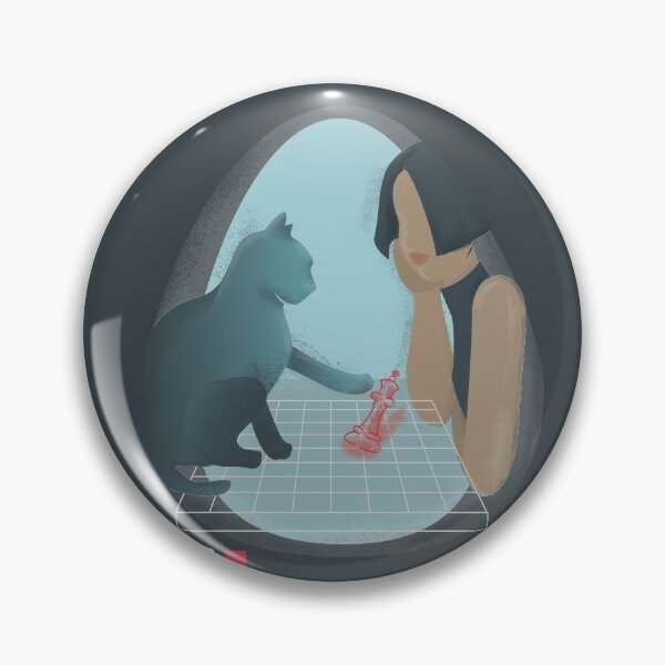 Item preview, Check mate | Cat lover illustration  designed and sold by Dziepdesigns.