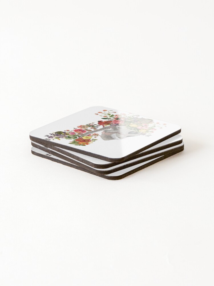 Thumbnail 4 of 5, Coasters (Set of 4), Old garden designed and sold by Rococodesigns.