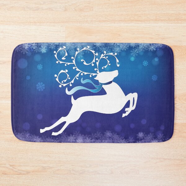 Item preview, White Reindeer - Blue 55 designed and sold by serenaking.