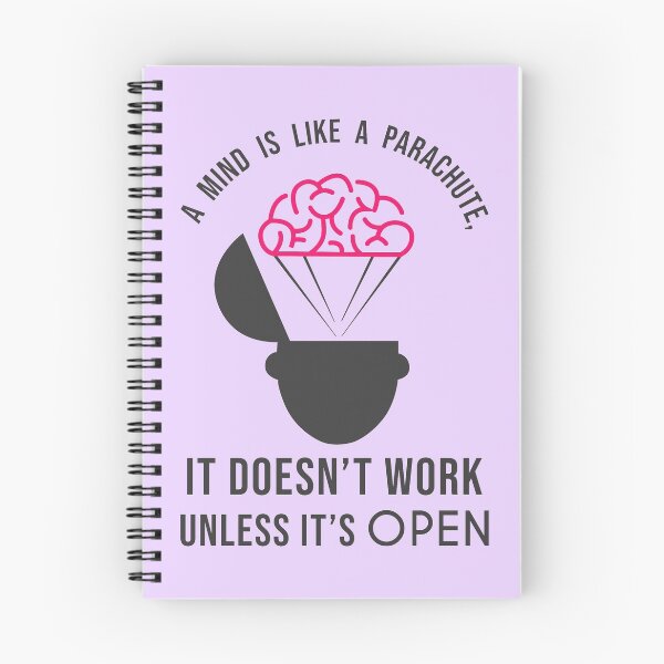 Item preview, A mind is like a Parachute, It doesn't Work unless it's OPEN designed and sold by Chaotic Neutral.