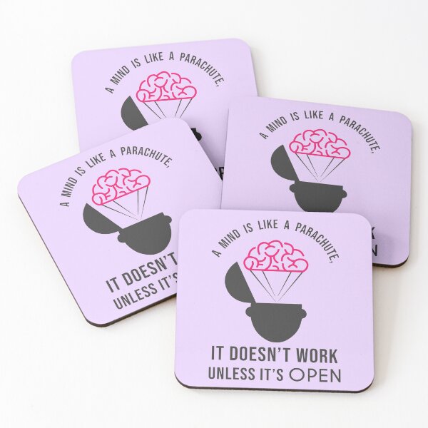 Item preview, A mind is like a Parachute, It doesn't Work unless it's OPEN designed and sold by Chaotic Neutral.