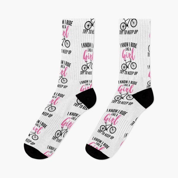 Item preview, I Know I Ride Like A Girl Try To Keep Up - Bike designed and sold by kindxinn.