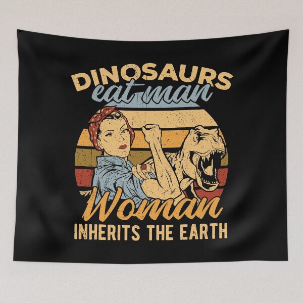 Item preview, Prehistoric dino lover and femal empowerment designed and sold by Hyperspreader.
