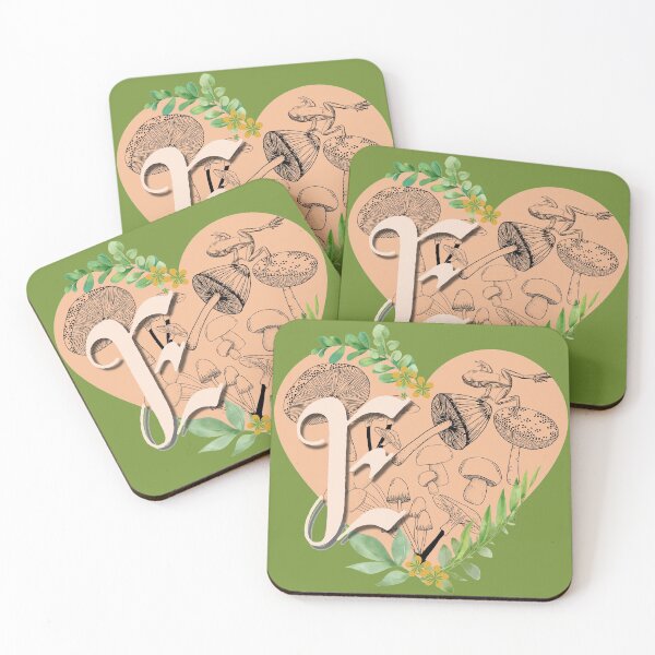 Item preview, Cottagecore Aesthetic Letter E Monogram  designed and sold by kestrada2906.
