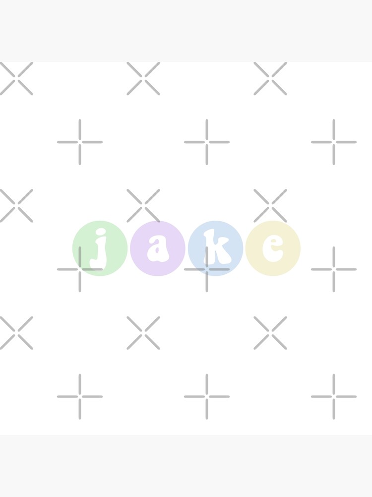 "ENHYPEN Jake pastel aesthetic bubble letters" Poster by enhypening