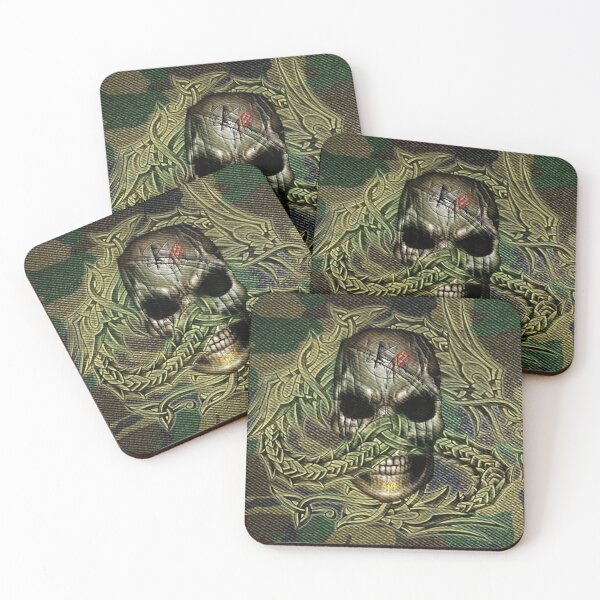 Item preview, Camouflage Skull designed and sold by Gothic Fantasy.