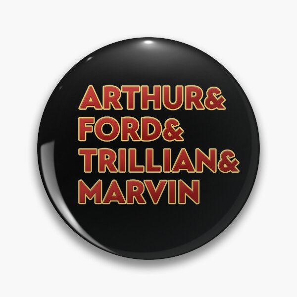HHGTTG Arthur & Ford & Trillian & Marvin Ampersand Name List