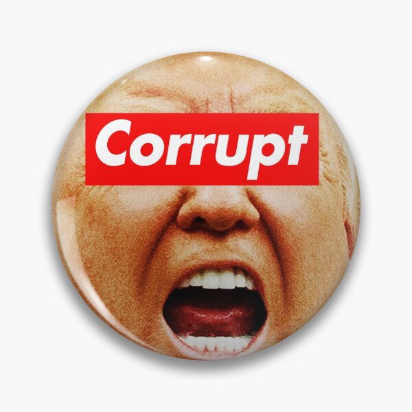 Item preview, trump Corrupt (red background) designed and sold by Thelittlelord.