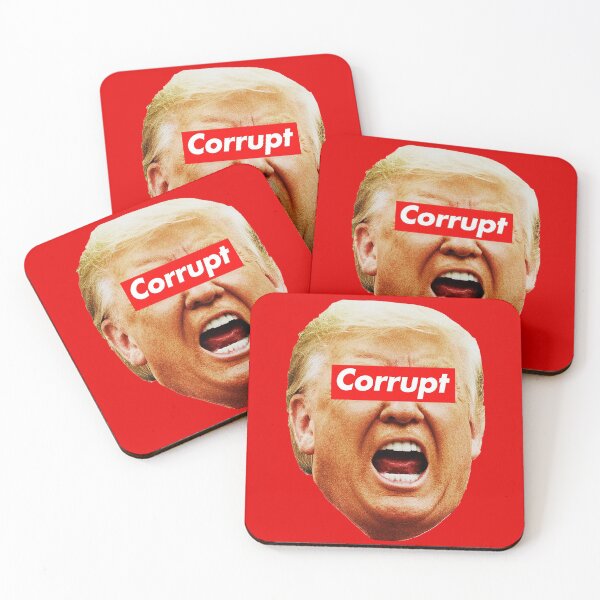 Item preview, trump Corrupt (red background) designed and sold by Thelittlelord.