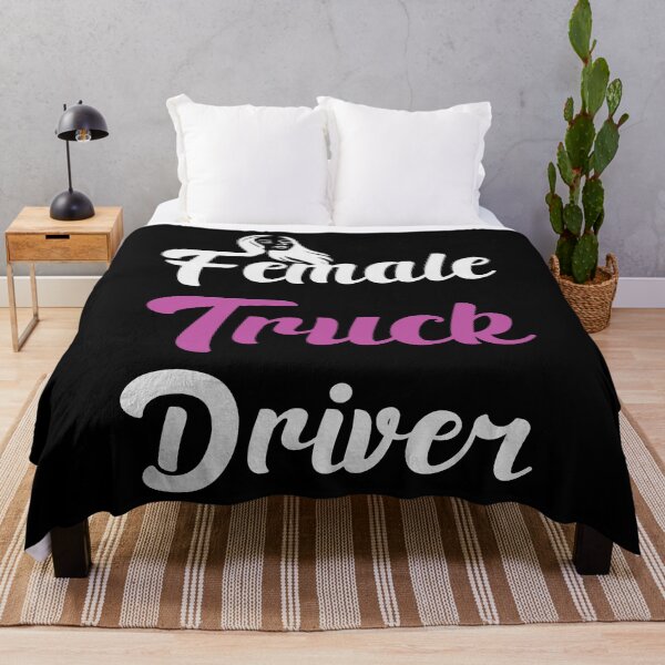 Item preview, Female Truck Driver - Funny Automobile Lover Jokes for Women designed and sold by Scratches Tees.