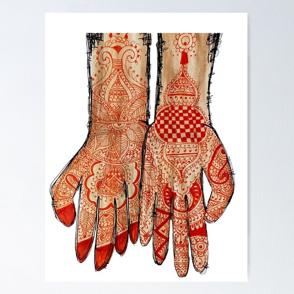 Mehndi Designs: Bridal Hands and Henna on Paper