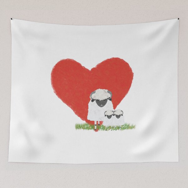 Item preview, A heart for sheep designed and sold by Pioooh.