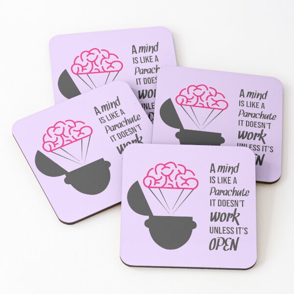 Item preview, A mind is like a Parachute, It doesn't Work unless it's OPEN designed and sold by Chaotic Neutral.
