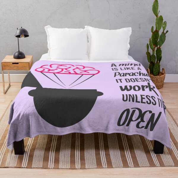 Item preview, A mind is like a Parachute, It doesn't Work unless it's OPEN designed and sold by Chaotic Neutral.