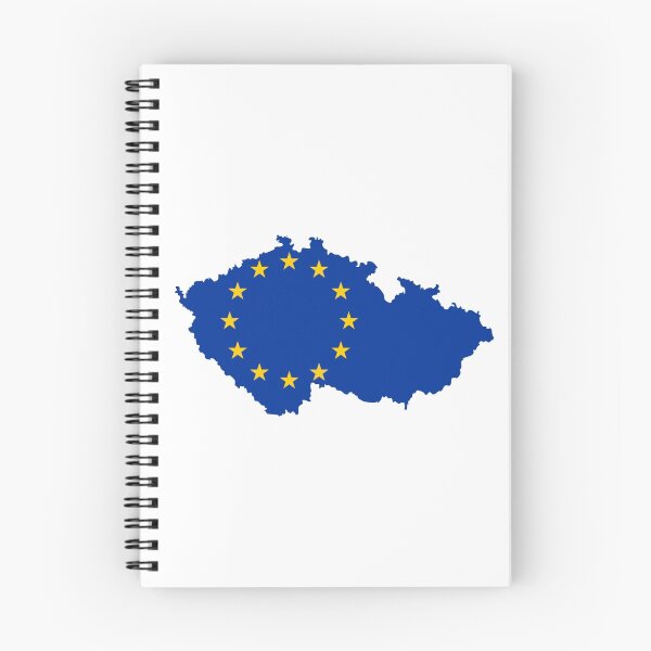 Item preview, European Union Flag Map of Czech Republic designed and sold by abbeyz71.