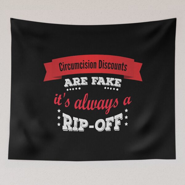 Item preview, Funny Circumcision - Circumcised Foreskin Jokes and Quotes designed and sold by Scratches Tees.