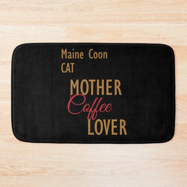 Item preview, Maine Coon CAT Mother Coffee Lover. The perfect clothes and stickers for cat and coffee lovers designed and sold by amrmab.