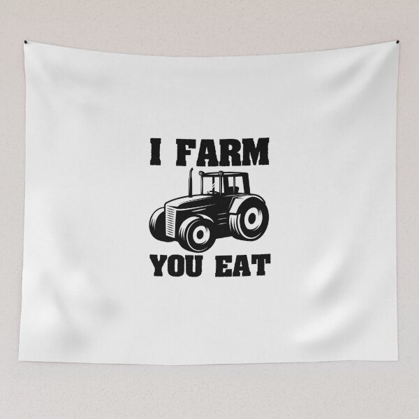 Item preview, I Farm You Eat Funny Farmer / Farming gift idea designed and sold by Chamssou.