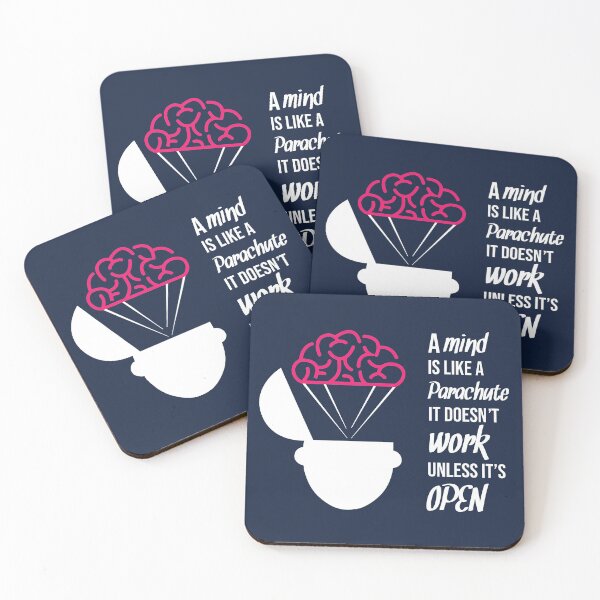 Item preview, A mind is like a Parachute, It doesn't Work unless it's OPEN designed and sold by Chaotic Neutral.