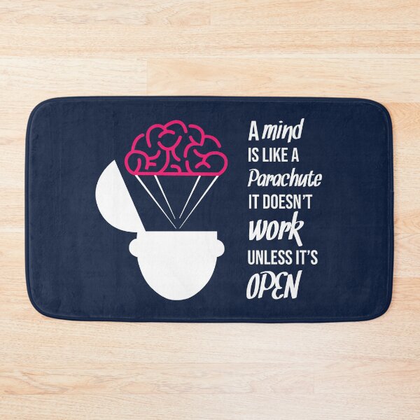 Item preview, A mind is like a Parachute, It doesn't Work unless it's OPEN designed and sold by Chaotic Neutral.