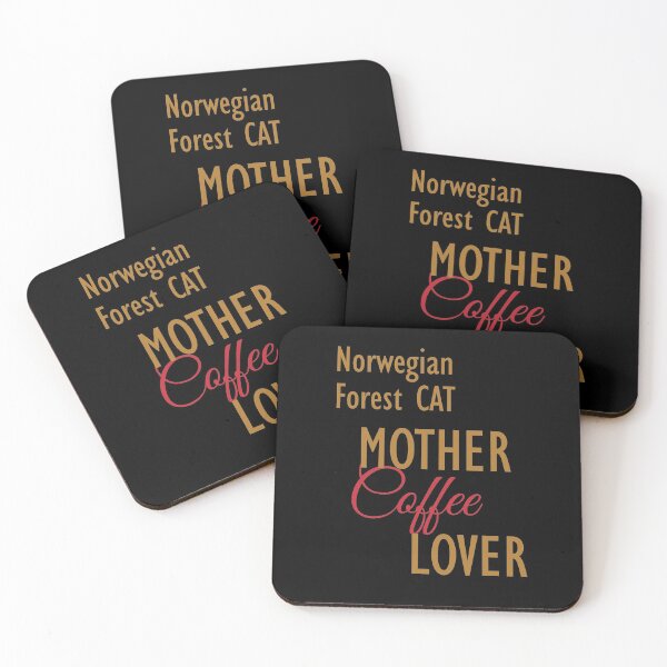 Item preview, Norwegian Forest CAT Mother Coffee Lover. The perfect clothes and stickers for cat and coffee lovers designed and sold by amrmab.