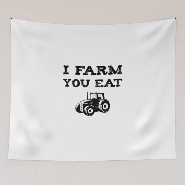 Item preview, I Farm You Eat Funny Farmer / Farming gift idea designed and sold by Chamssou.