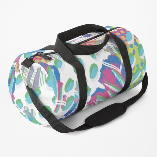 Heartsquiggles Pattern Duffle Bag